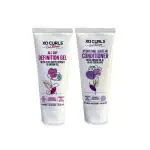 New XO Curls Curl Therapy Range for Women & Men, All Day Definition Gel and Leave-in Conditioner Combo for frizz-free, soft natural curls