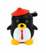 Crackles Penguin Shaped Manual Color Pencils/Pencil Sharpener for Toddlers,Stationary(Pack of 1)