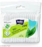 Bella Cotton Buds Foil With Aloe Vera Extract Paper Stick 160 Pieces