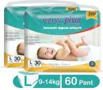 Ezoyplus Baby Diaper Large Size|9-14 kg,Super Absorption & Extra Soft |Diaper For baby (60 Pants)