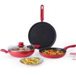 Wonderchef Milano Non Stick Cookware 4 Piece Set