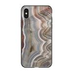Qrioh Carved Stone Glass Case for Apple iPhone XS Max