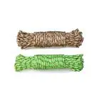 AVANYA Clothes Nylon Braided Cotton Rope/Clothesline 20 metre for clothes hanging Multipurpose (Multicolor) (Pack of 2)