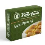 Kanti Sweets Special Mysorepak, Made With Gram Flour And Ghee - 1 Kg, (Pack Of 1)