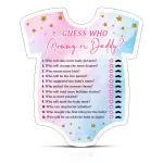 Zyozique Baby Shower Game Kit | Baby Shower Game Card | Baby Shower Game Cards (Pack Of 30)