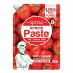 INDIRA FOODS Tomato Paste (2 Kg), 3X Thicker Than Tomato Puree, 100% Ripe Tomatoes to Make Your Dishes Tastier with Ease