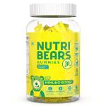 NutriBears Immunity Booster for Kids and Adults (30 Gummies, Raw Mango Flavour) With Vitamin C, E, Zinc, Natural Elderberry and Blueberry, Advanced Antioxidants for Boosting Immune System