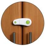 Safe-o-kid Durable, Elegant Child Safety Cabinet Lock, Green Pack of 16