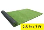 GULISTAAN High Density Artificial Grass Carpet ( 2.5 Feet x 7 Feet ) , Natural Green, 1 Pc