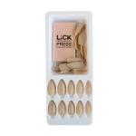 Lick 28 Pcs Nude Acrylic Reusable Fake/Flase/Artificial Nails Extension Nail Art