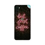 GADGETSWRAP Printed Vinyl Skin Sticker for Oneplus Nord - Funny Coffee Lover