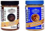 EVERYOUTH Peanut Butter Chocolate Crunchy and Creamy | Non GMO | Zero Cholesterol | Gluten Free | - 1000 g (pack of 2)