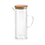 Cello Woody Borosilicate Glass Jug, 1000ml, Clear