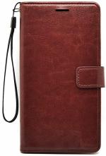 Mbcase Samsung Galaxy J7 - 6 Brown Artificial Leather Shock Proof Flip Cover