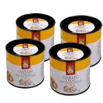 Fruit Treat Vacuum Fried Garlic Snacks (50g - Pack of 4) | Healthy, Crispy & Tasty Garlic Chips | Healthy Nutritious Snacks