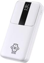 MI-STS DX30 Portable Power Station Fast Charger LED Power Display In-built Cables, Lithium Polymer, Power Delivery 3.0 for Mobile)