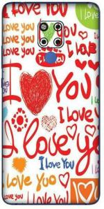aadia Huawei Mate 20 X Matte Vinyl Love Printed Mobile Skin Sticker with Scratch Resistant Lamination