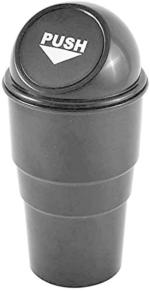 Assortire Car Trash Can Vehicle Car Auto Garbage Trash Can Small Automotive Cup Holder Garbage Bin Car Office Home (PACK OF 1)
