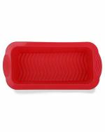 Clazkit Silicone Fruit Cake Bakeware Pan Mould (Red, YH-006)