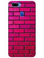 MobiEra Oppo A5 Red Bricks Design Plastic Hard Case Cover