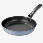 JENSONS Wellness Grey Non Stick Frying Pan, 22cm 1.2 LTR|Gas & Induction Compatible|PFOA Free| Consumes Less Oil |Cool Touch Handle | Preferred for High Heating & Even Heating|