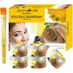 GlycerineVeda Women Professional Haldi Chandan Facial Kit with Bleach Brush (41.67g, Pack of 6)
