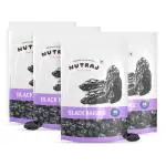 Nutraj Black Raisins Seedless (Kali Draksh) 800g (4x200g)