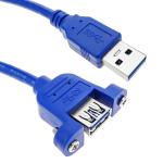 AdzMozi USB extension cable 3.0 for panel embed 50 cm Type A Male to Female