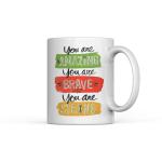 Home Decor Expert Positive Quote You are Amazing Printed White Ceramic Coffee Mug 350ml