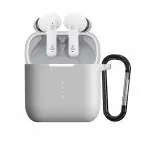 Badshah Earphone Case Cover Compatible with Boat Airdopes 141, Soft Silicone Skin Case Cover Shock-Absorbing Protective Case with Keychain [Front LED Visible]- Grey EARPHONE/BLUETOOTH/AIRPODS- *NOT INCLUDED* ONLY CASE COVER IS AVAILABLE IN BOX