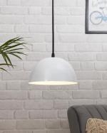 Homesake Pendant Light Classy White | Hanging, Ceiling Light For Living Room And Bedroom, Antique Chandelier, Home Decor Items - White