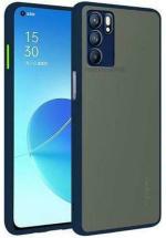 AmericHome Oppo A16, CPH2269 Blue Plastic, Rubber, Polycarbonate Shock Proof Mobile Back Cover