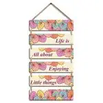 Motivation Quote Wooden Wall Hanging | Home Decor Items - 6-0036