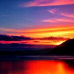 Love Creation 12x18 Size poster print for creative wall art- desert-horizon-7401(Non Sticker)