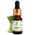 Hillpure Organic Lemon Grass Essential Oil | For Hair, Skin & Aromatherapy | 100% Pure & Natural Oil |10 ml