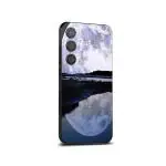 GADGETSWRAP Printed Vinyl Skin Sticker for Samsung Galaxy S23 - full moon reflection