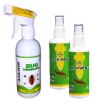 Axkwik Organic Bedbug Killer Spray & Lizard Repellent Spray Combo