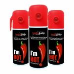 Healthgenie Dispensable Pepper Spray Upto 10 Feet Range Pack Of 3 55 ml or 35 gms each