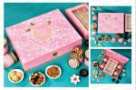 Aurum Gift 15 pcs. Cavity pouch, 4 Glass Jars (100 ml each), corrugated box, sweet gift packaging paper box