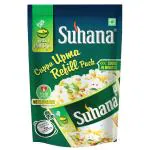 Suhana Cuppa Upma Refill Pouch Ready to Eat Instant Breakfast Meal - Pack of 12