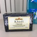 Khadi Natural Premium Soft Herbal Saffron/Neem Tulsi/Charcoal Soap (Pack Of 3)