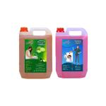 CLEANGEL Kitchen Cleaner Dish Cleaning Gel with Detergent Liquied Gel 10L (Rose+ Pink)