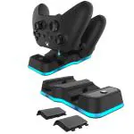 Microware XSX Dual Slot 600 mAh Rechargeable Battery Pack for Xbox Series X,XB One,Black