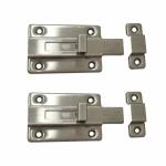 BTL Door Baby Latch (Door Security Latch) (Pack of 2 Set) (Tower Bolt) (for Home, Bathroom, Kitchen,Office) (Stainless Steel) (BDF-BL-2)