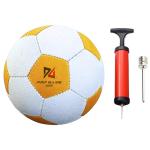 Pro Game Storm Rubber Moulded Handstitched Football Size-05 Free Air Pump (YELLOW)