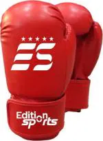 Edition Sports Training Boxing Gloves 8 Oz ( Red)