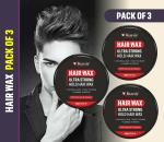 KURAIY 100% Pure Clay Hair Wax for Strong Hold Hair Wax  (100 g)