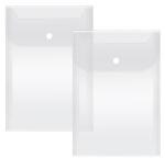 Shining Zon Button File Folder for A4, FS, Legal Size Top-Opening Envelope Document Certificates File Folder Bag Holder Reusable, Each Holds 150 Sheet - Pack of (Pack Of 55)