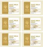 MeriBana Khadi Goat Milk Soap Organic Handmade (6 x 125 g)