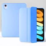 Caseelo [ Soft Back ] Case for Apple iPad Mini 6 Generation 8.3 inch [Mini 6th 2021 ] Model A2567 A2568 A2569 Smart Trifold Soft TPU Case with Auto Sleep/Wake Function, Viewing Stand Cover ( Light Blue )
